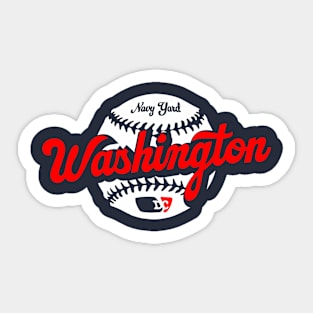 Washington Baseball Sticker